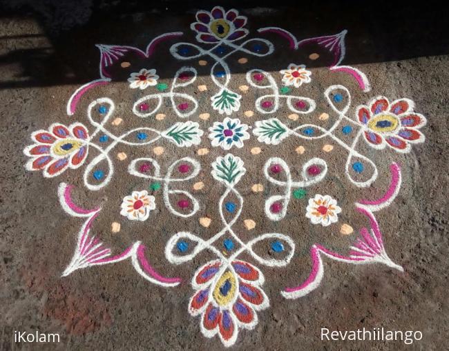 Rangoli: Rev's chikku kolam 43.