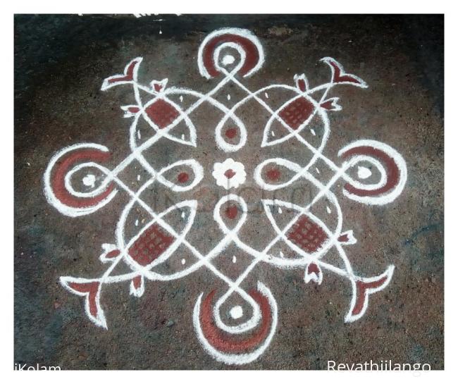 Rangoli: Rev's chikku kolam 50.