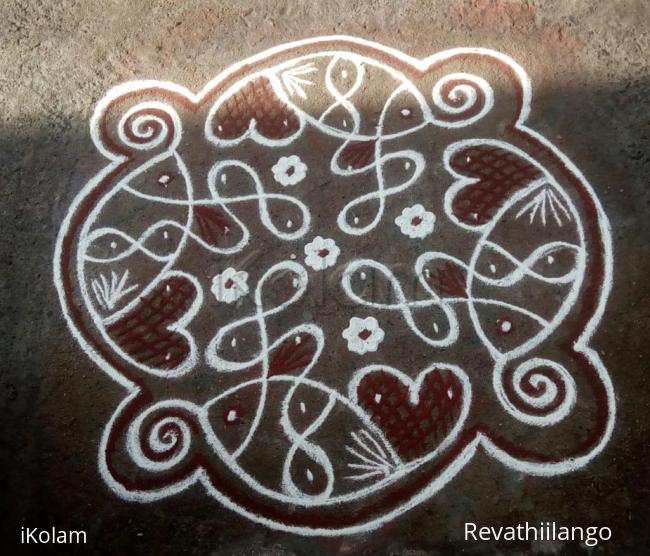 Rangoli: Rev's chikku kolam 48.