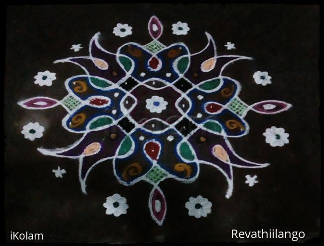 Rangoli: Rev's chikku kolam 52.