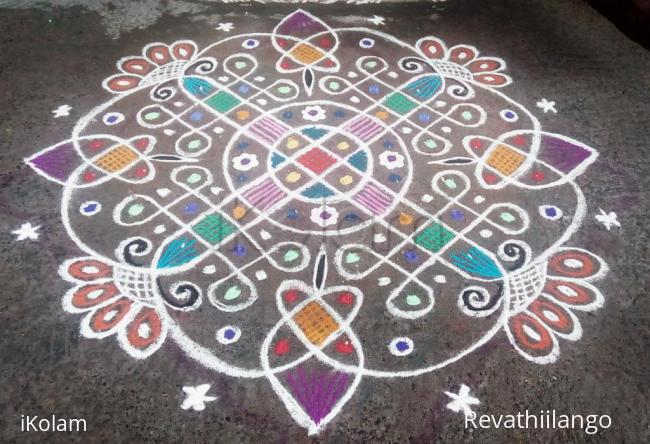 Rangoli: Rev's chikku kolam 54.