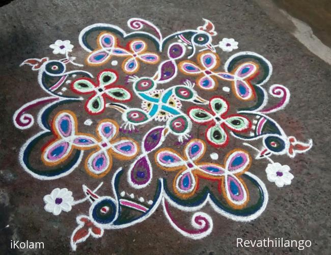 Rangoli: Rev's chikku kolam 57.