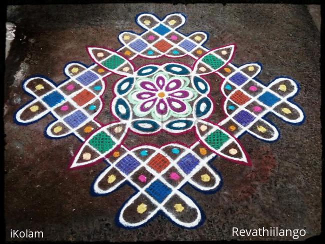 Rangoli: Rev's chikku kolam 71.