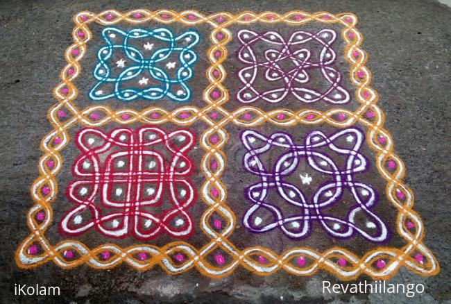 Rangoli: Rev's chikku kolam 62.