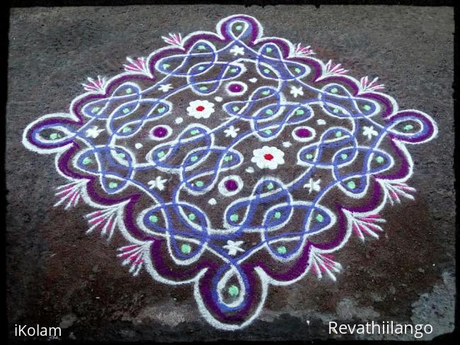 Rangoli: Rev's chikku kolam 63.