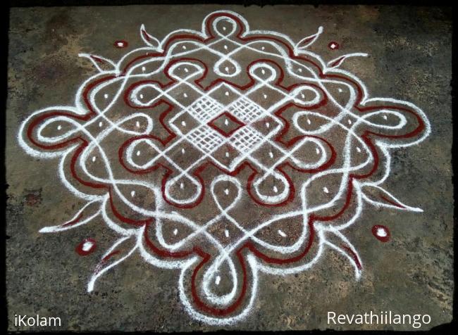 Rangoli: Rev's chikku kolam 70.