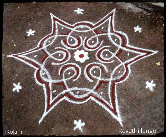 Rangoli: Rev's chikku kolam 69.