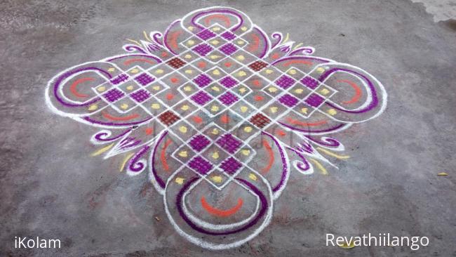 Rangoli: Rev's chikku kolam 74.