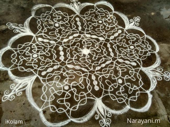 Rangoli: dew drops contest entry 2016-17