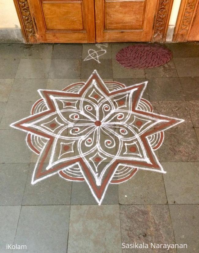 Rangoli: White n white