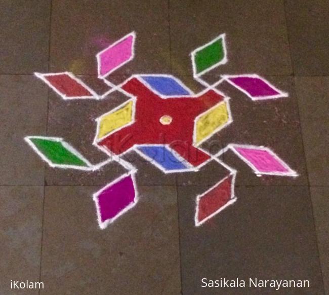 Rangoli: Navrathri kolam