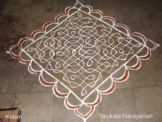 Rangoli: Chikku kolam