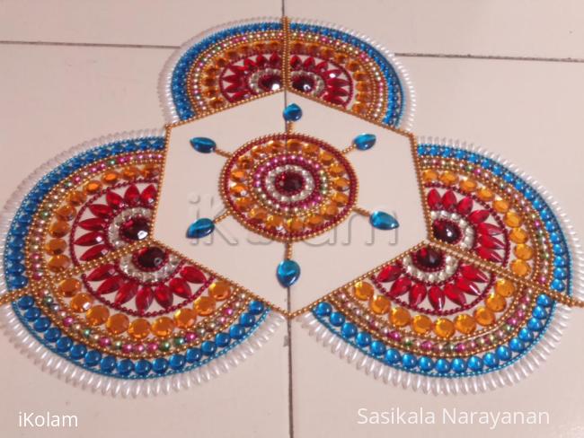 Rangoli: Kundan round