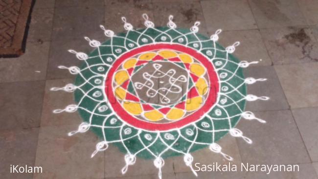 Rangoli: Ganesh Chathurthi kolam