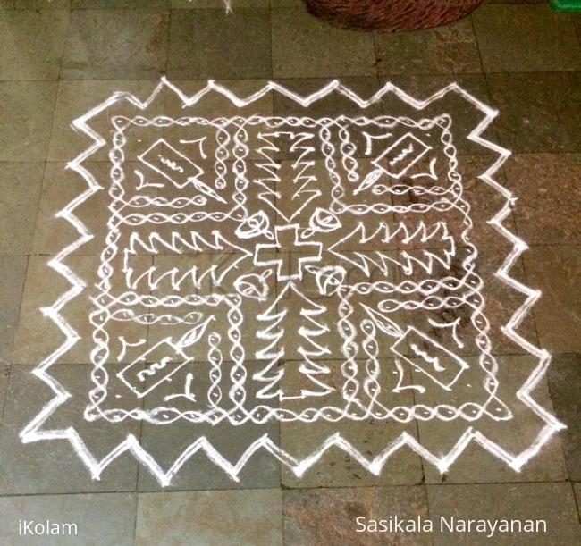 Rangoli: Margazhi day 10