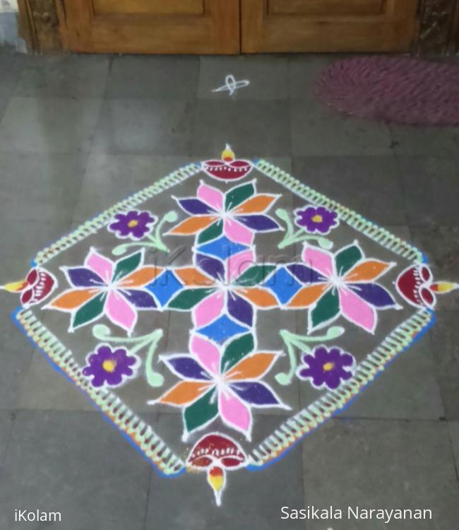 Rangoli: Tamil new-year rangoli