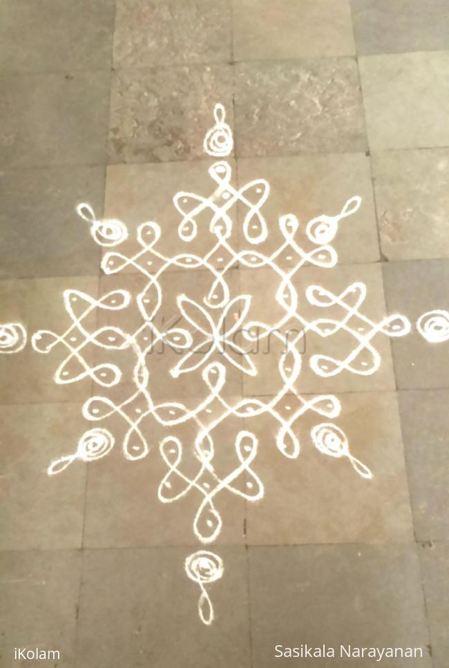 Rangoli: Tuesday kolam