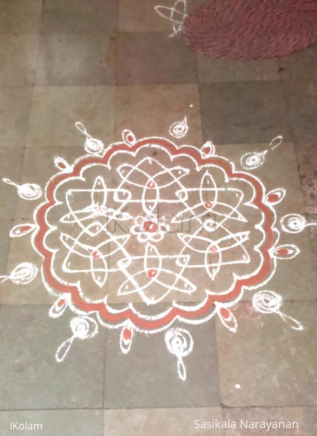 Rangoli: Friday kolam