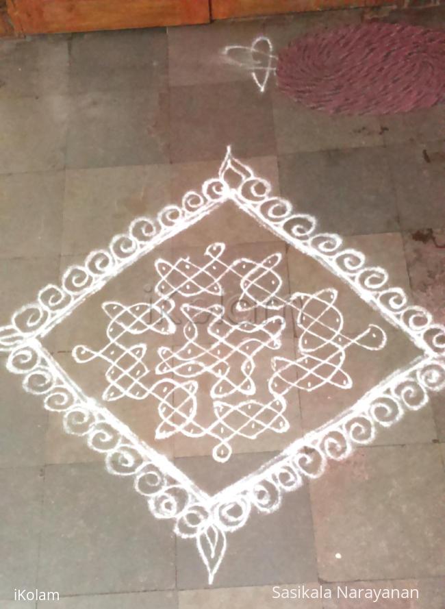 Rangoli: Tuesday kolam