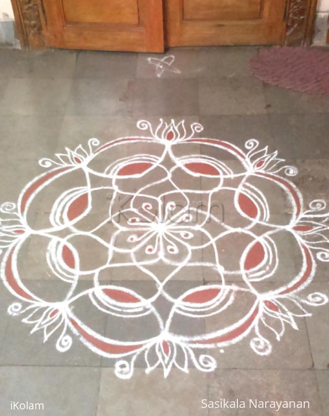 Rangoli: aadi amavasai