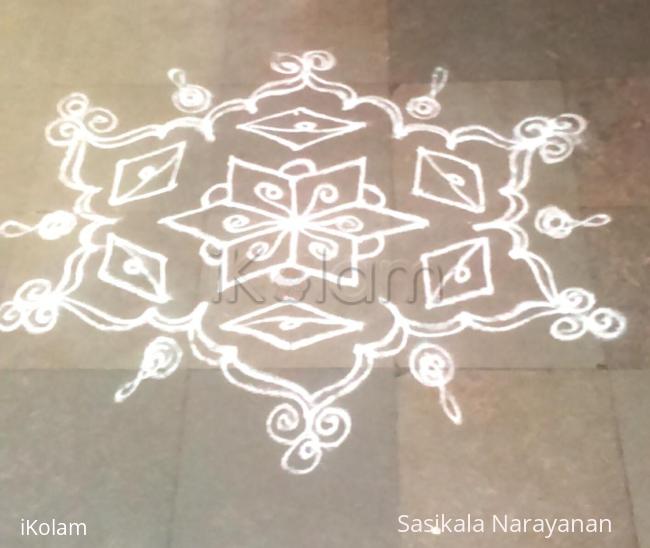 Rangoli: Tuesday kolam