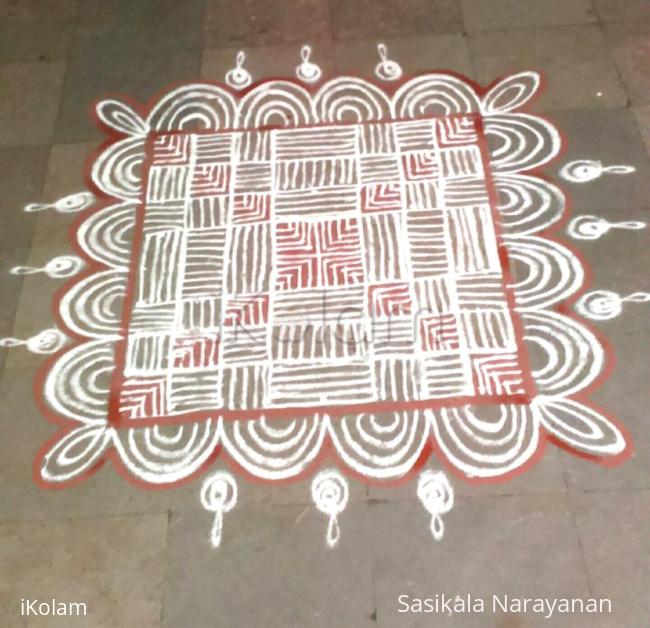 Rangoli: varalakshmi pooja kolam