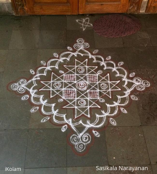 Rangoli: Thai Friday kolam