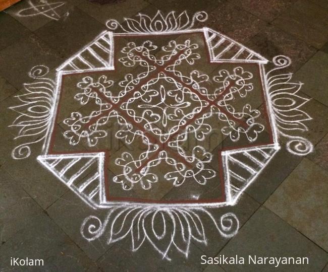 Rangoli: Thai krithigai Friday kolam