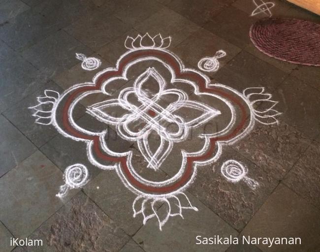 Rangoli: White n white