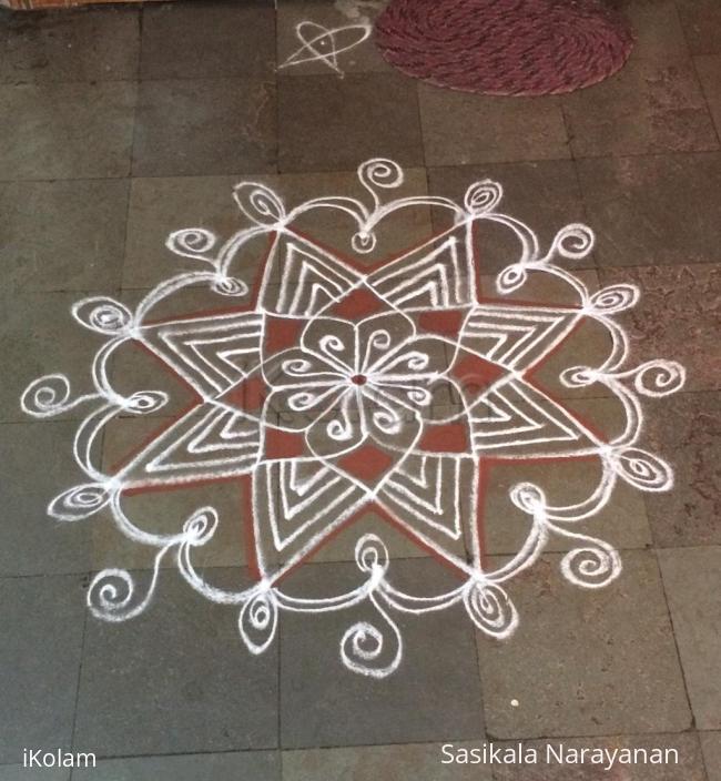 Rangoli: White n white 