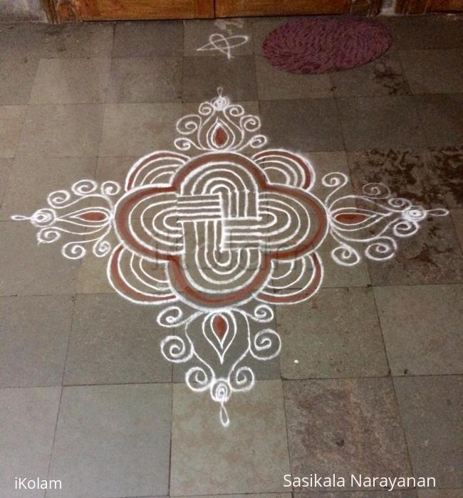 Rangoli: White n white