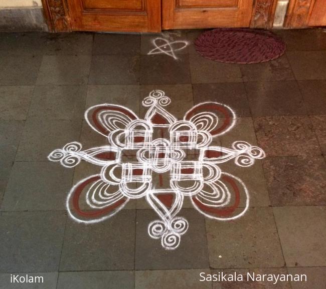 Rangoli: White n white