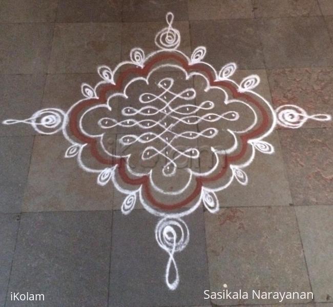 Rangoli: Aadi kolam 3