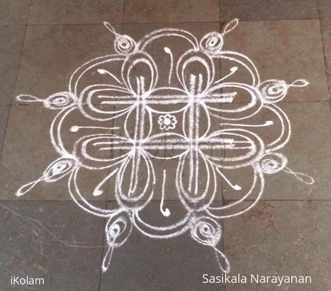 Rangoli: White n white 