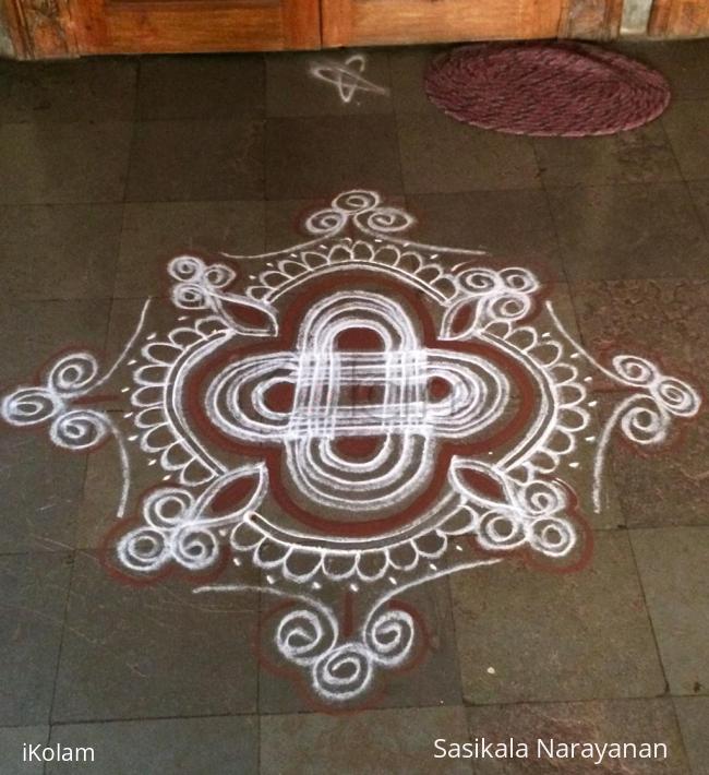 Rangoli: Friday Navaratri  kolam