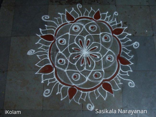 Rangoli:  Newyear kolam