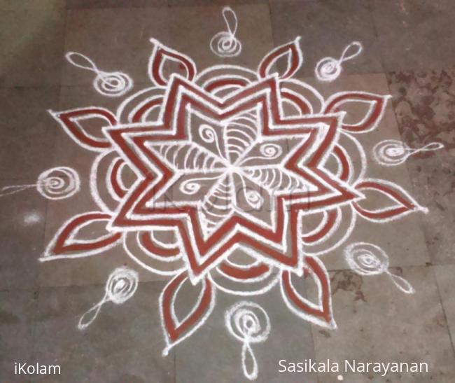 Rangoli: Star Padikolam