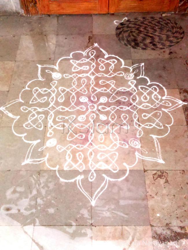 Rangoli: Republic day kolam