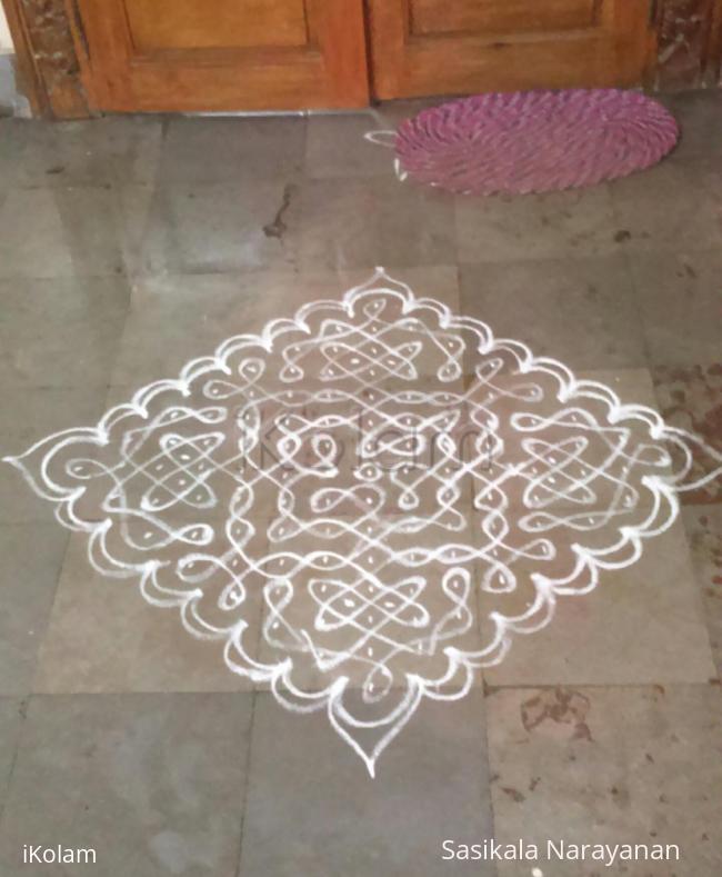 Rangoli: Friday kolam 