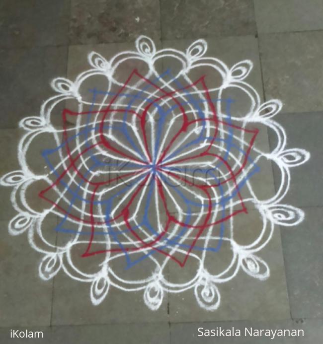 Rangoli: Tuesday kolam