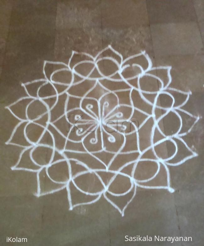 Rangoli: Friday kolam 