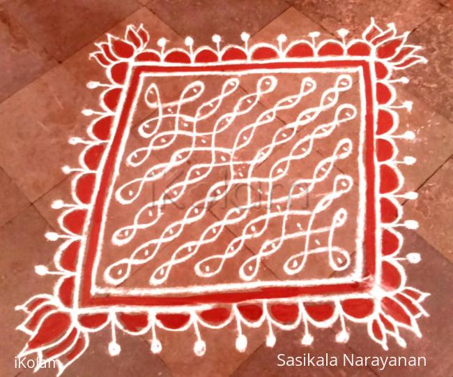 Rangoli: Chikku kolam