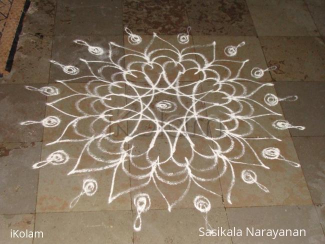 Rangoli: Chikku kolam