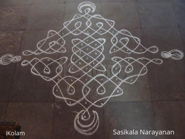 Rangoli: Chikku kolam