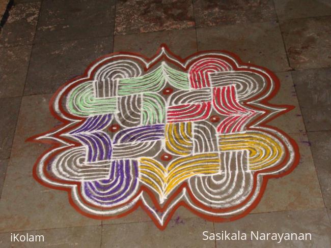 Rangoli: Holi-padi kolam