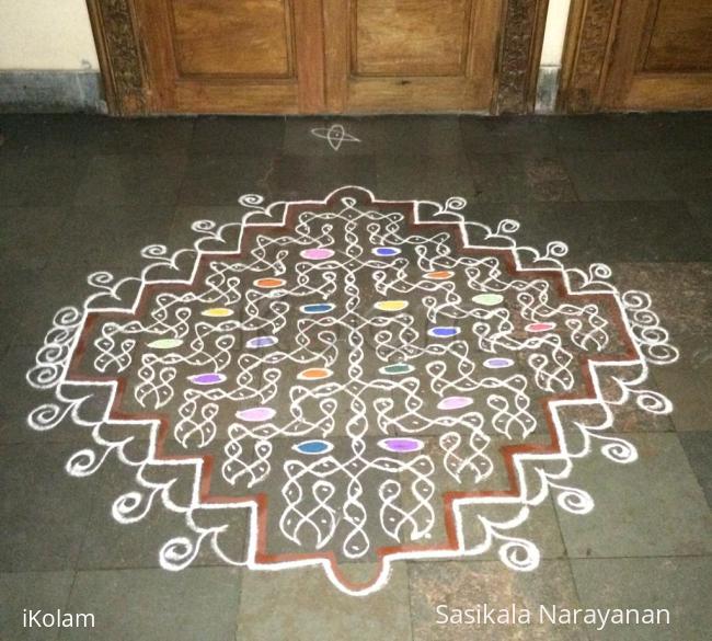 Rangoli: Margazhi chikku 