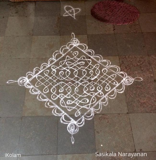 Rangoli: Tuesday kolam