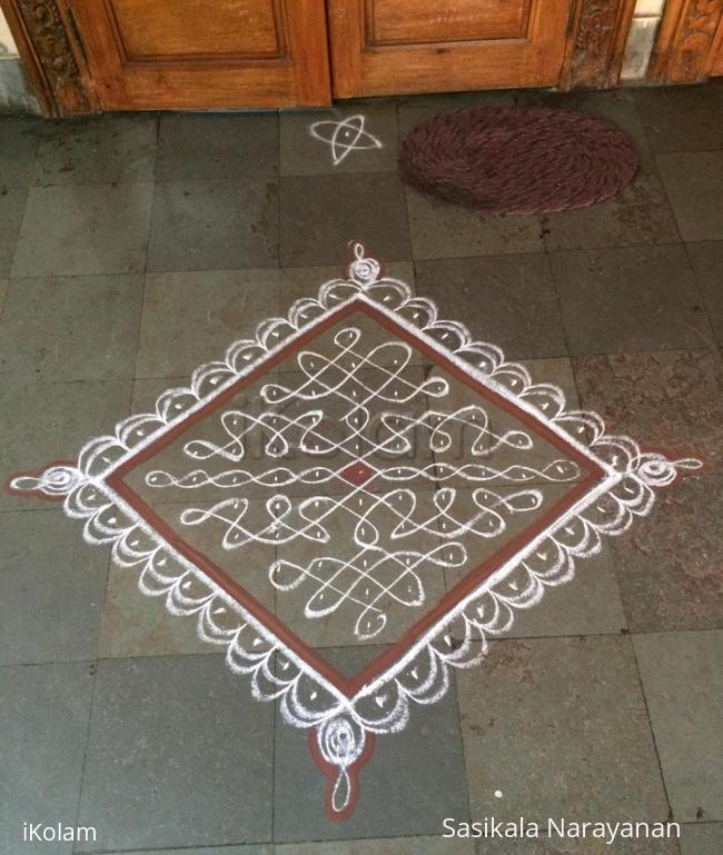 Rangoli: White n white