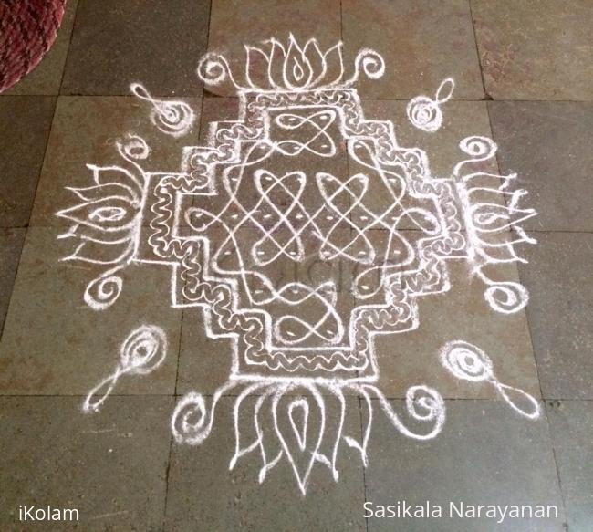 Rangoli: White& white