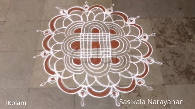 Rangoli: freehand kolam